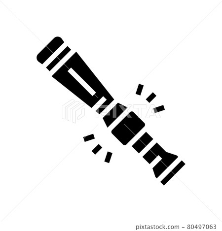 whistle to lure glyph icon vector illustration 80497063