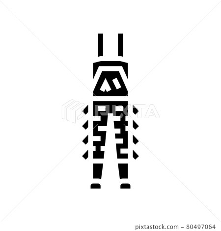 camouflage pants for hunting glyph icon vector illustration camouflage pants for hunting glyph icon vector illustration 80497064