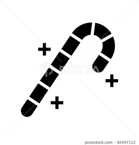 christmas candy glyph icon vector illustration 80497122