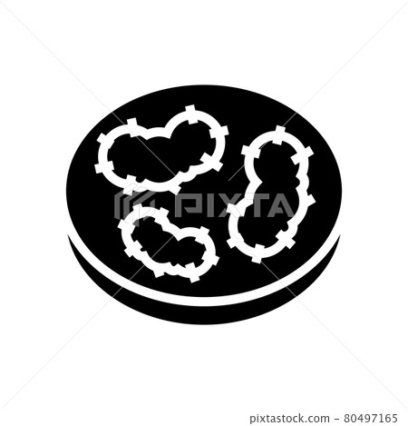plague bacteria glyph icon vector illustration plague bacteria glyph icon vector illustration 80497165