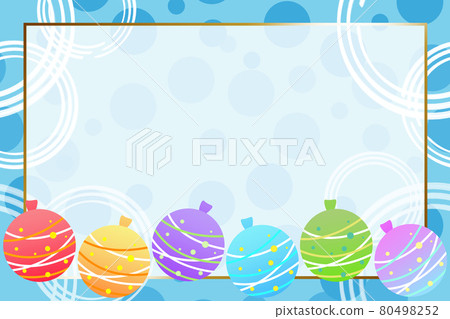 Water yo-yo background rectangular polka dot pattern gold frame Water yo-yo background rectangular polka dot pattern gold frame 80498252