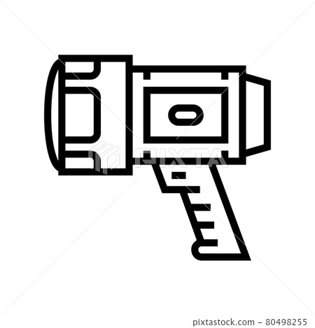 lantern for hunting line icon vector illustration lantern for hunting line icon vector illustration 80498255