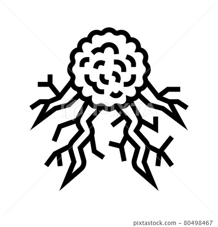 cancer cell line icon vector illustration cancer cell line icon vector illustration 80498467