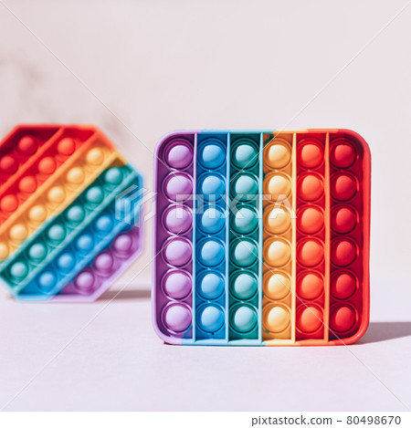 Rainbow Pop It Bubble Sensory Fidget Toys 80498670