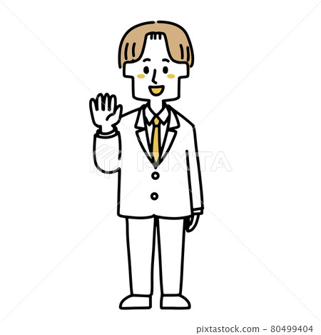 西裝的男人鞠躬 80499404