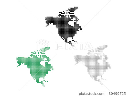 North America-Square Dot-3 Color Set North America-Square Dot-3 Color Set 80499725