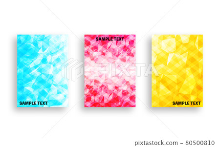 Cover design with glittering jewel-like abstracts Cover design with glittering jewel-like abstracts 80500810