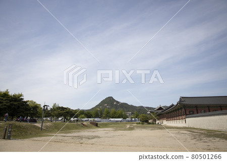 景福宮可眺望仁王山 景福宮可眺望仁王山 80501266