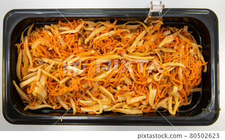 Marinated korean Hwe salad with fish 80502623