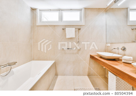 Interior design of beautiful and elegant bathroom Interior design of beautiful and elegant bathroom 80504394
