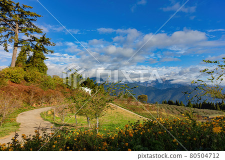 Autumn mountain landscape in Wuling Farm Autumn mountain landscape in Wuling Farm 80504712