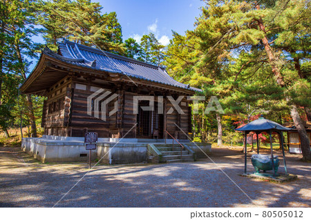 世界遺產 平泉 秋葉 毛越寺 Kaizan-do 80505012