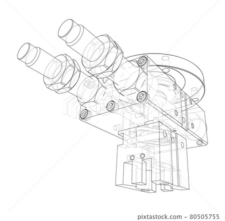Abstract industry object concept. Vector 80505755