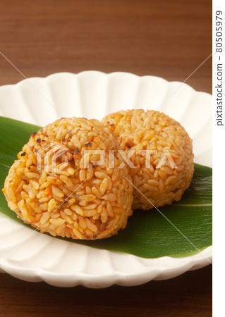Grilled rice balls Grilled rice balls 80505979
