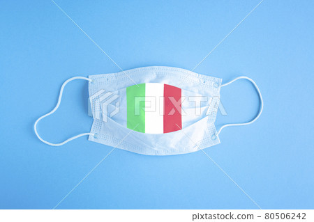 Disposable medical mask against bacteria 80506242