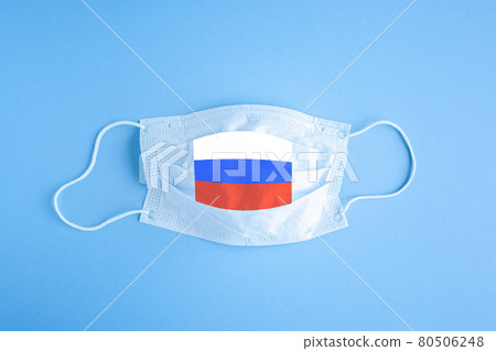 Disposable medical mask against bacteria 80506248