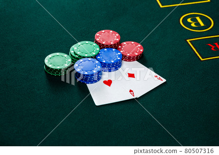 Poker play. Chips and cards Poker play. Chips and cards 80507316