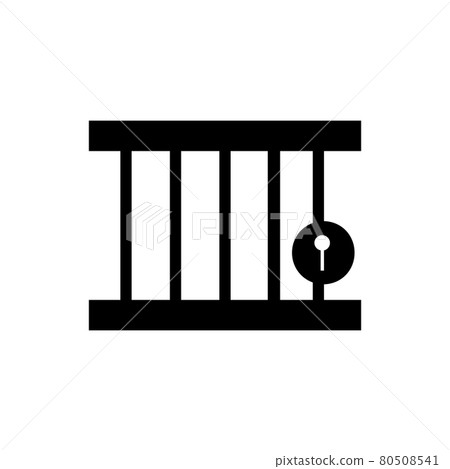 jail icon ui vector eps jpg picture flat app web art object illustration 80508541