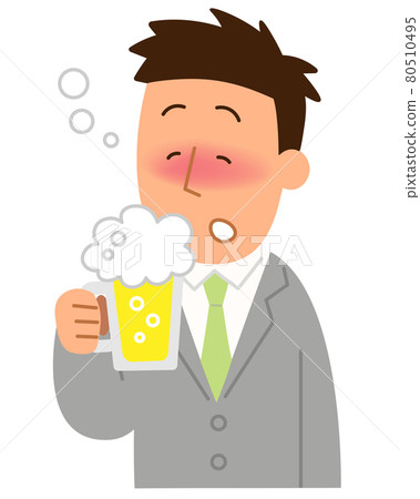 2 men who are sleepy after drinking beer 1 2 men who are sleepy after drinking beer 1 80510495