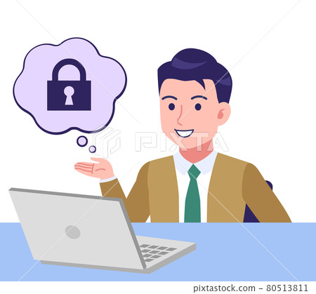 一個有嚴重領帶的男人 80513811