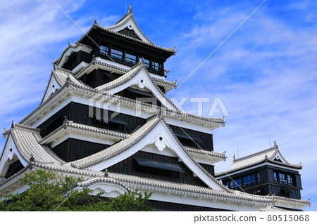 [熊本縣] 晴朗天氣下的熊本城已完全恢復 80515068