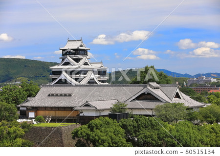 [熊本縣] 晴朗天氣下的熊本城已完全恢復 80515134