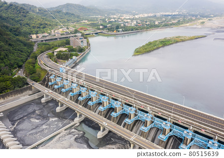 Jiji weir landscape 80515639