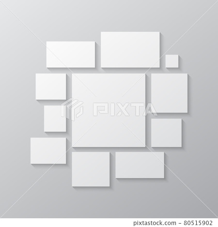 Template collage of eleven frames, images, photo 80515902