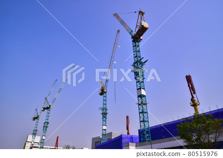 Urban redevelopment construction site Urban redevelopment construction site 80515976