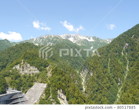 View from Kurobe Dam View from Kurobe Dam 80517885