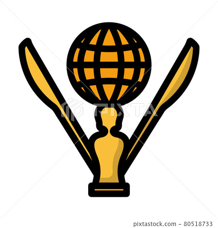 Cricket Cup Icon 80518733