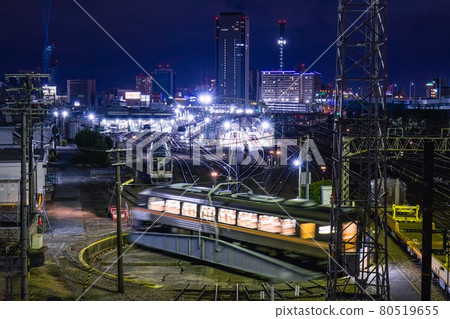 名古屋市夜間名古屋車輛病房轉盤 名古屋市夜間名古屋車輛病房轉盤 80519655