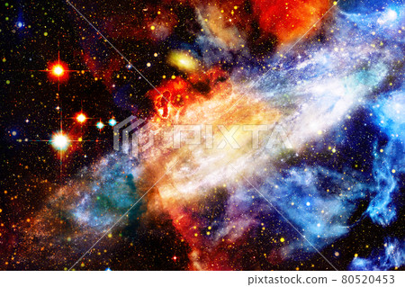Awesome of endless cosmos. Elements of this image furnished by NASA 80520453