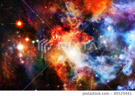 Starfield. Elements of this image furnished by NASA 80520481