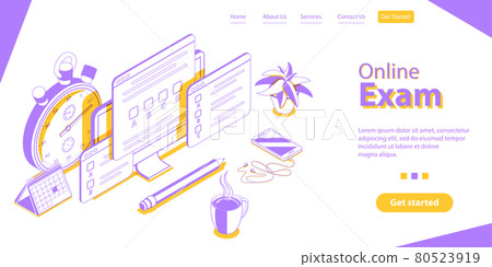 Online Exam, Internet Quiz or Survey, Distant Education, Questionnaire Form. Online Exam, Internet Quiz or Survey, Distant Education, Questionnaire Form. 80523919