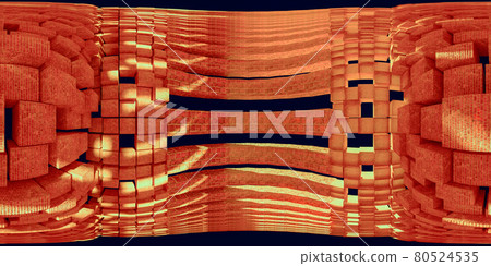 3d illustration, 3d rendering, vr 360 panorama abstract images of the geometry background 3d illustration, 3d rendering, vr 360 panorama abstract images of the geometry background 80524535