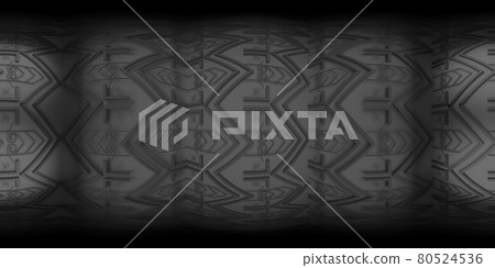 3d illustration, 3d rendering, vr 360 panorama abstract images of the geometry background 80524536