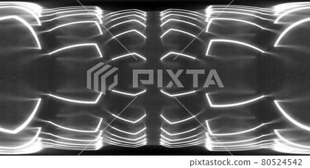 3d illustration, 3d rendering, vr 360 panorama abstract images of the geometry background 80524542