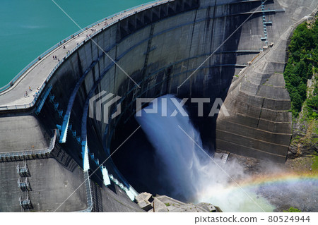 夏天黑部水壩 夏天黑部水壩 80524944
