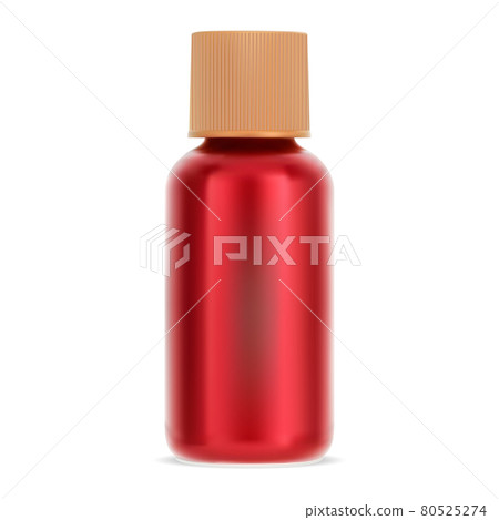 Hair cosmetic bottle. Treatment shampoo container 80525274