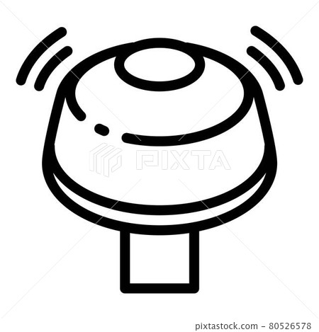 Bike ringer icon, outline style 80526578