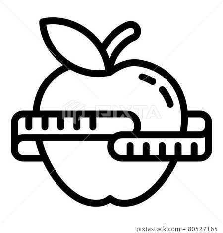 Apps fitness icon, outline style Apps fitness icon, outline style 80527165