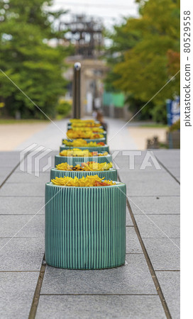 向日葵花水 彥島八幡宮 山口縣 向日葵花水 彥島八幡宮 山口縣 80529558