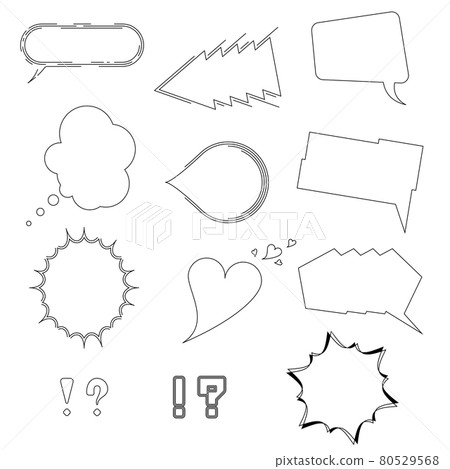 Speech Bubble Set 80529568