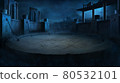 Realistic arena for warrior battles. Background for games. Digital graphics. 80532101