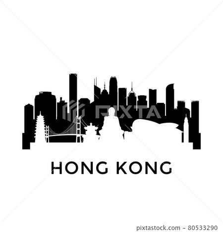 Hong Kong city skyline.  80533290