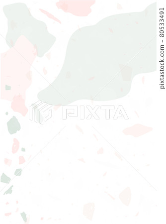 Terrazzo modern abstract template. Pink and grey Terrazzo modern abstract template. Pink and grey 80533491