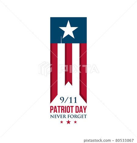 USA Patriot Day ribbon. USA Patriot Day ribbon. 80533867