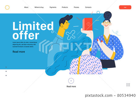 Discounts, sale, promotion, web template. Flat vector Discounts, sale, promotion, web template. Flat vector 80534940