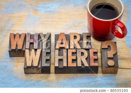 Why are we here question Why are we here question 80535193